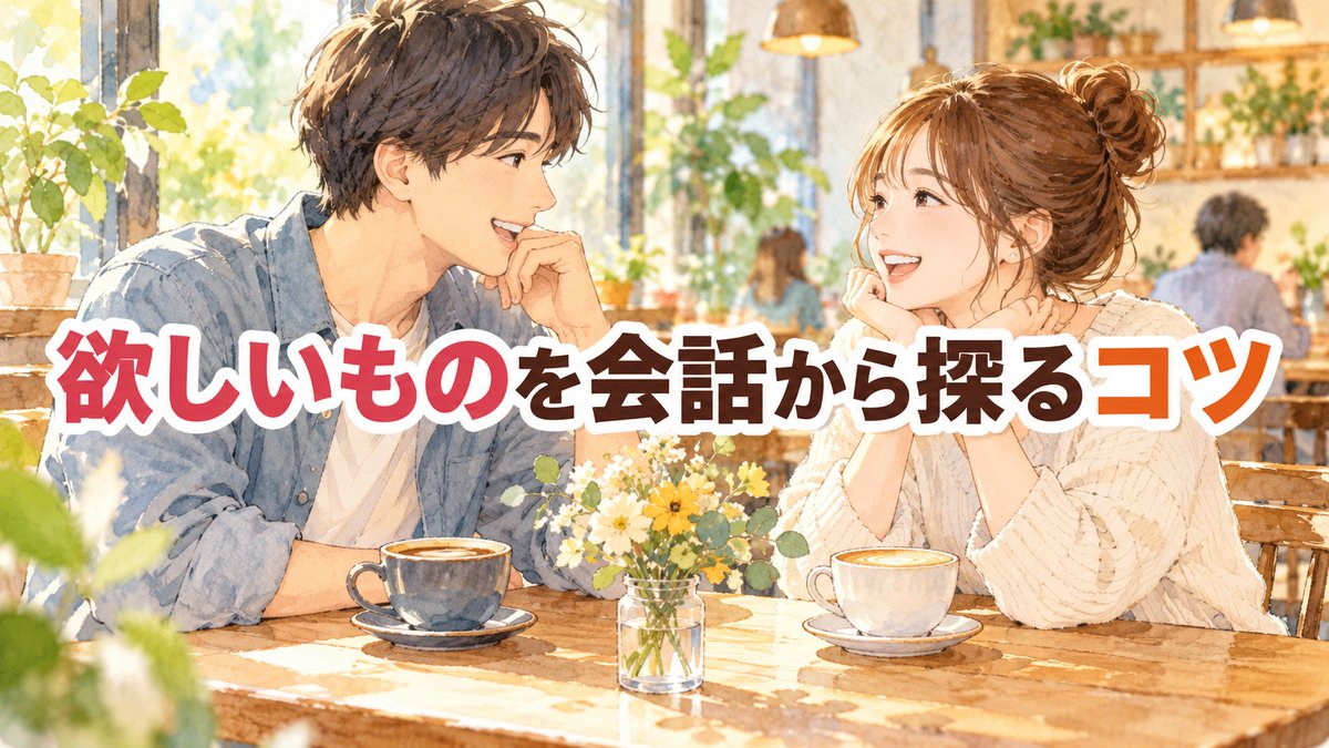 欲しいものを会話から探るコツ