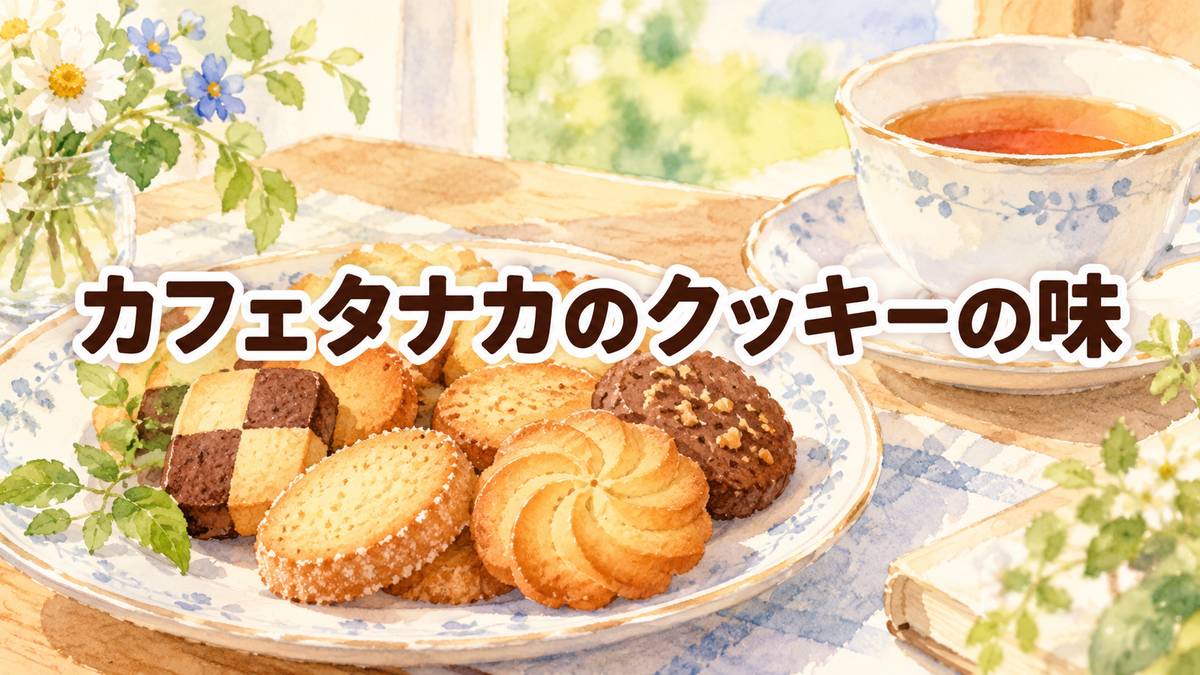 カフェタナカのクッキーの味