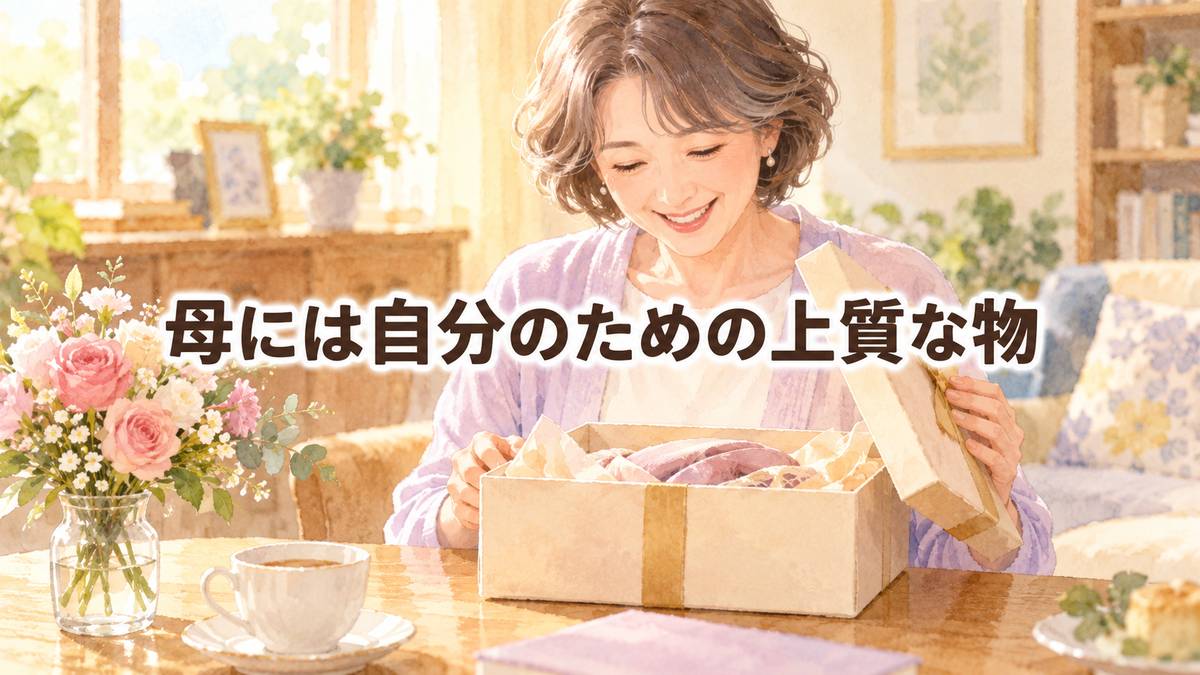母には自分のための上質な物