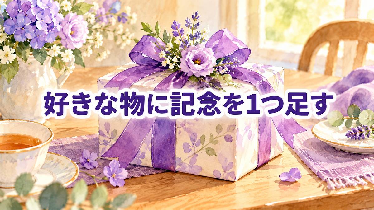 好きな物に記念を1つ足す