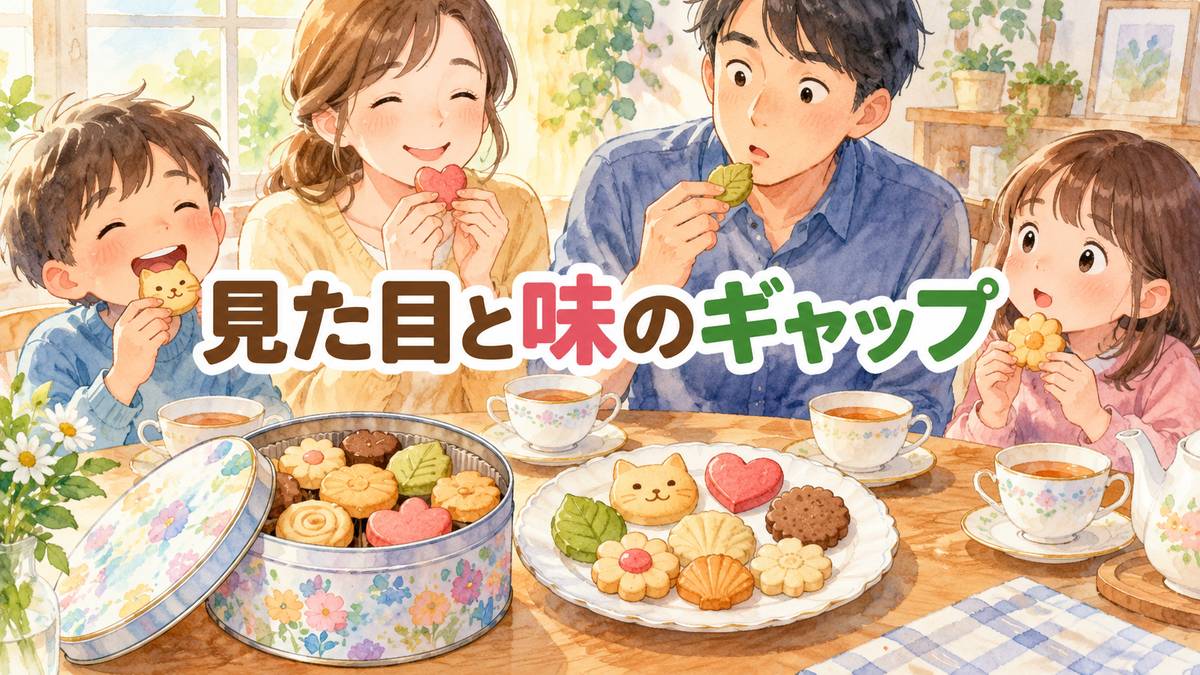 見た目と味のギャップ