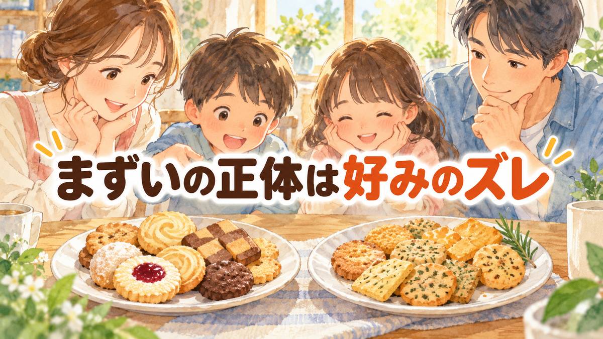 まずいの正体は好みのズレ