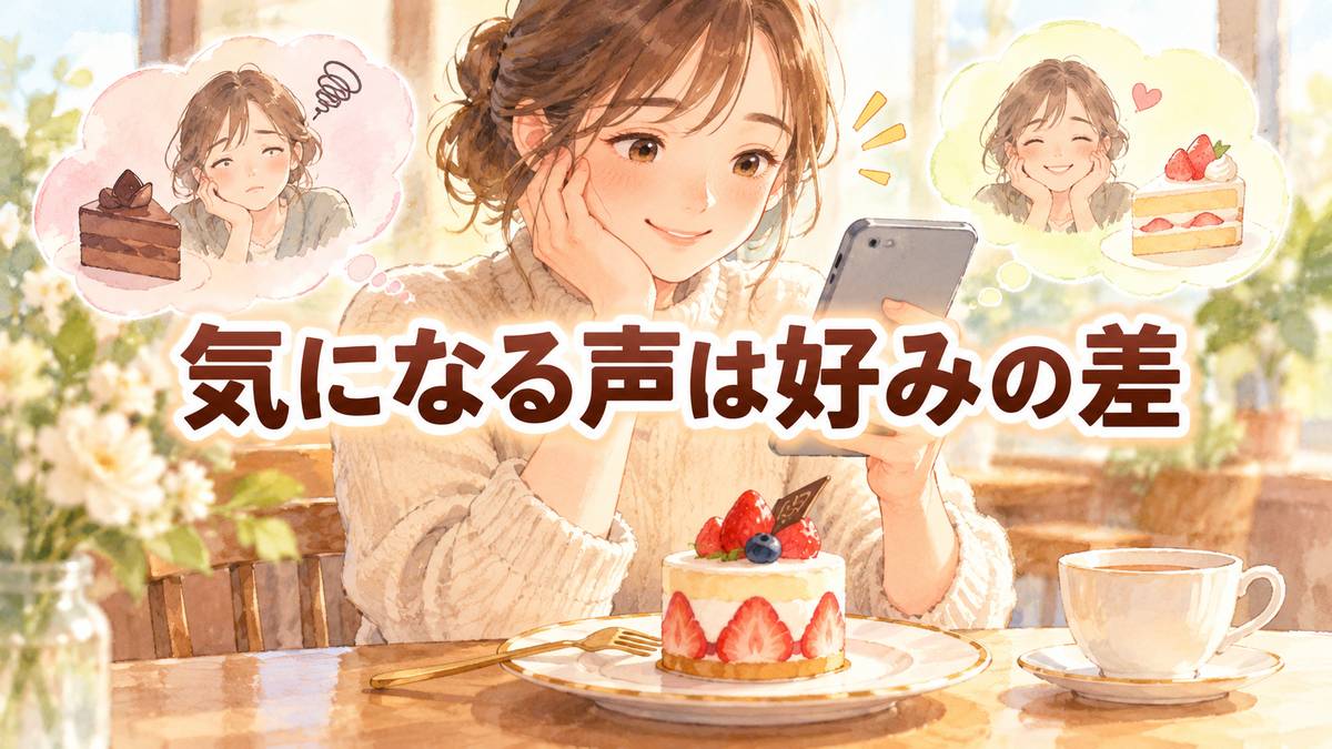 気になる声は好みの差