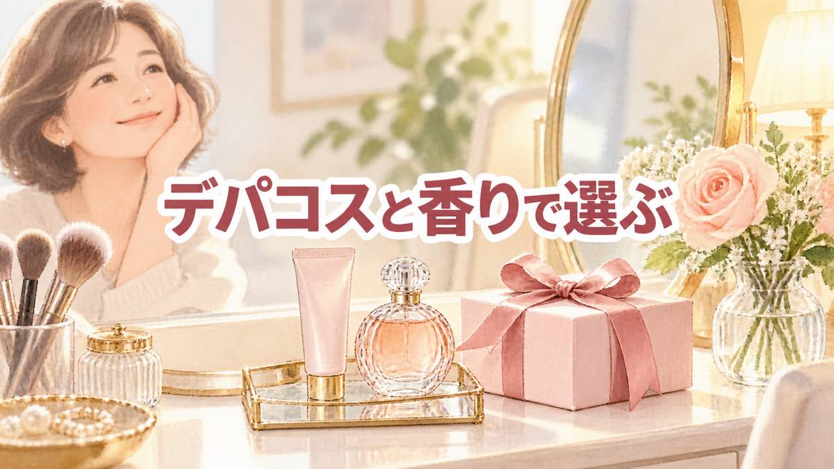 デパコスと香りで選ぶ