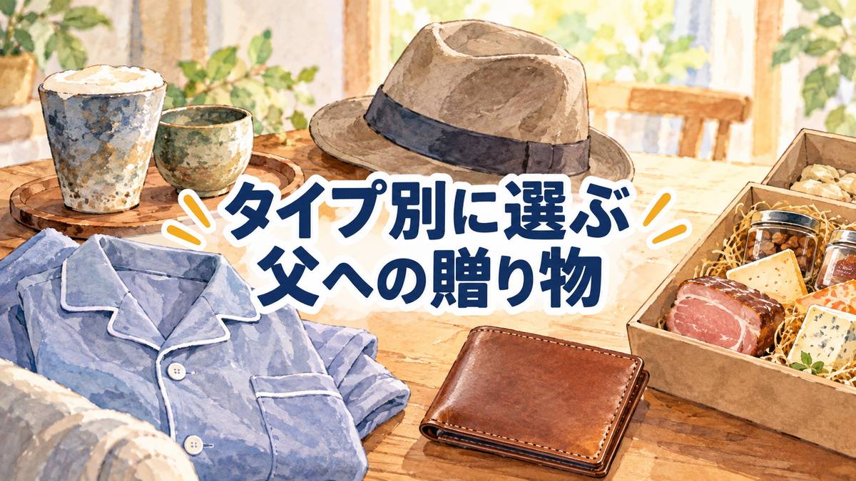 タイプ別に選ぶ父への贈り物