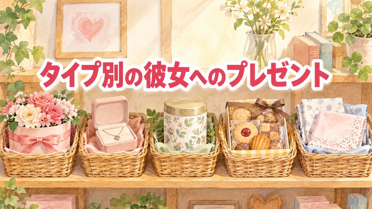 タイプ別の彼女へのプレゼント