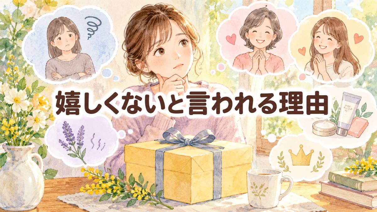 嬉しくないと言われる理由