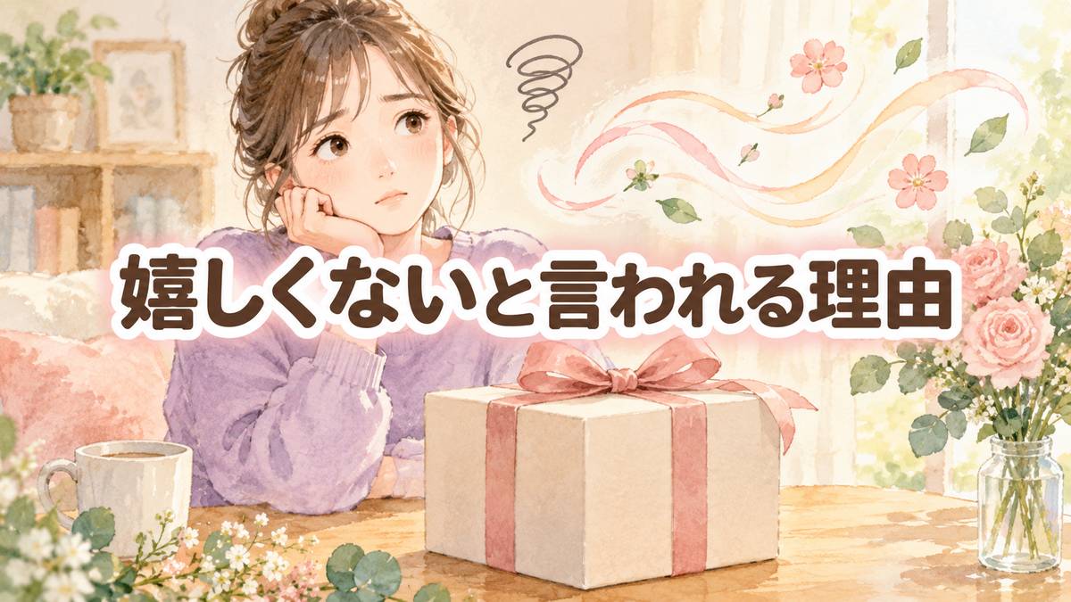 嬉しくないと言われる理由