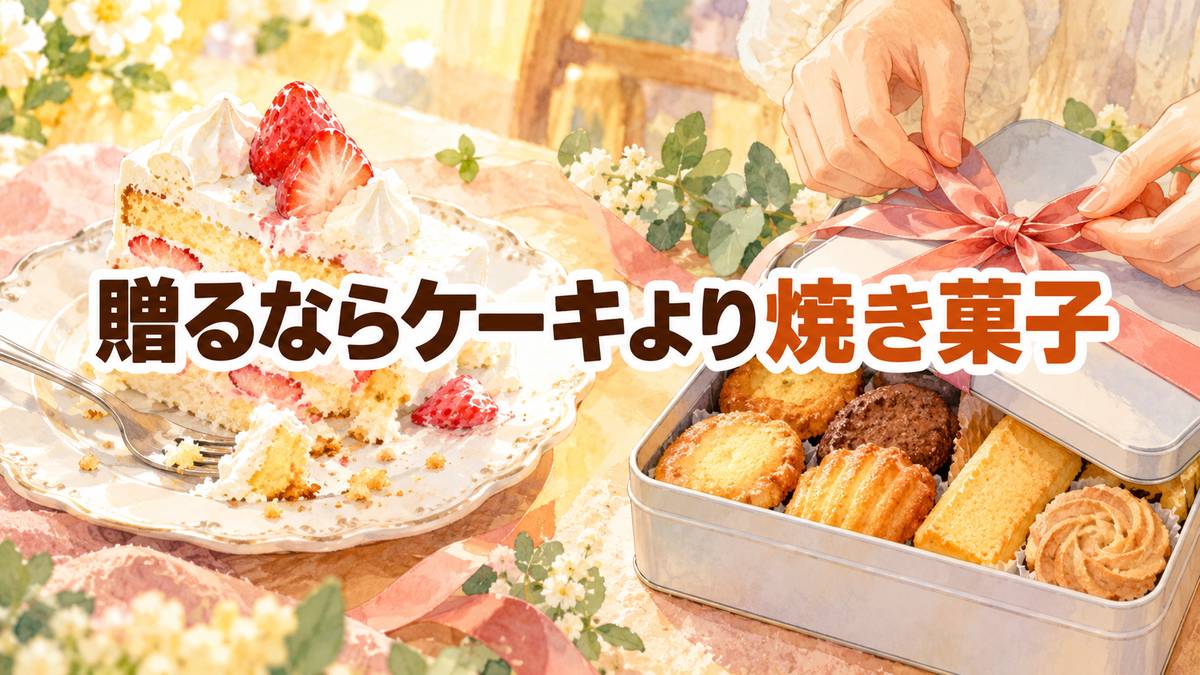贈るならケーキより焼き菓子