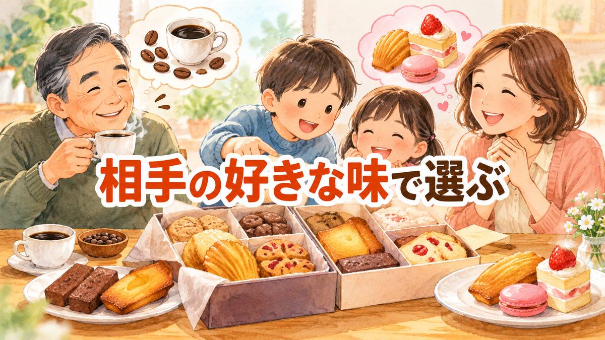 相手の好きな味で選ぶ