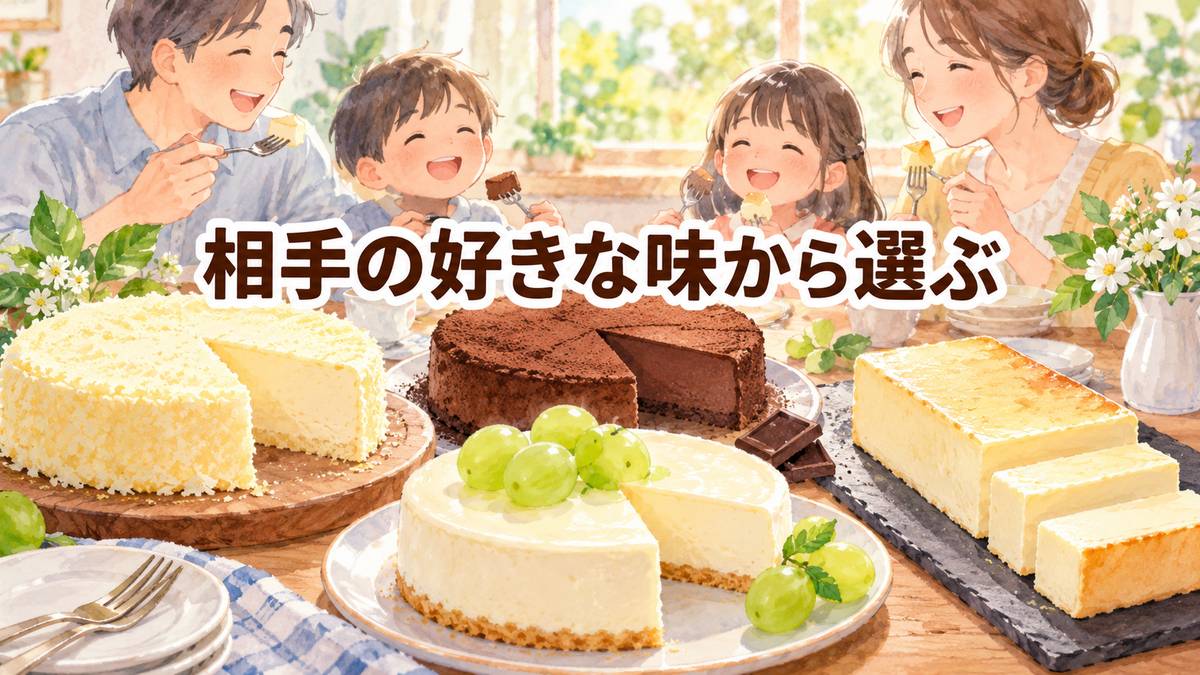 相手の好きな味から選ぶ