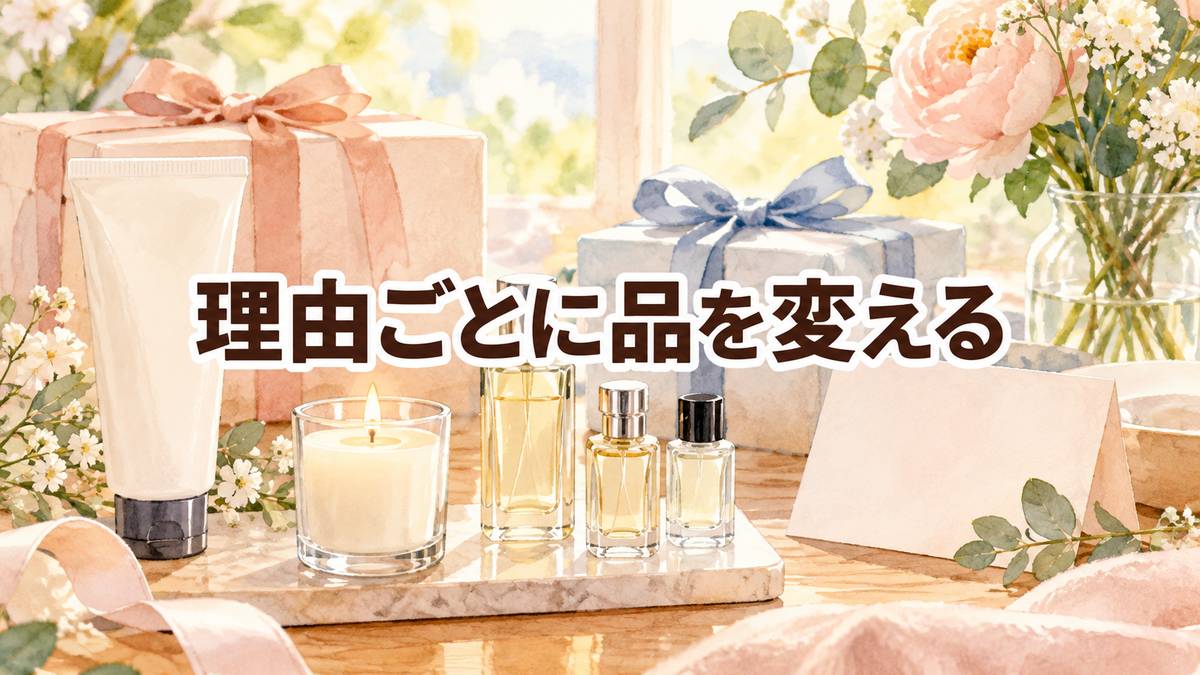 理由ごとに品を変える
