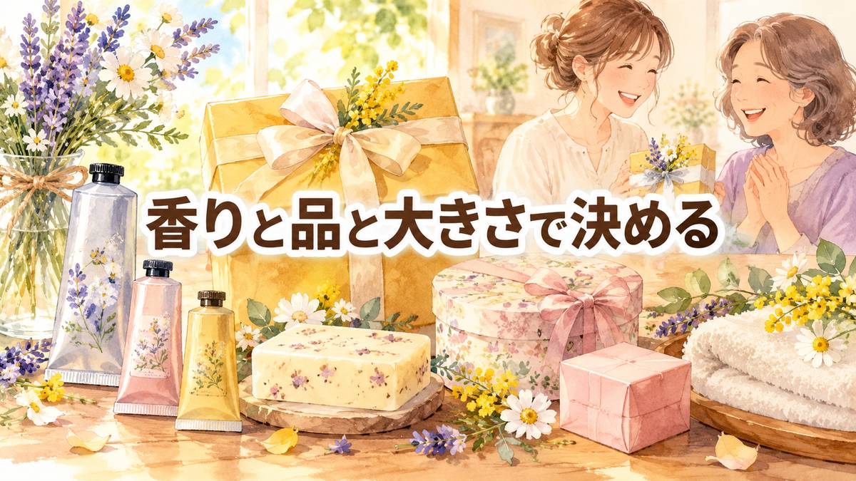 香りと品と大きさで決める