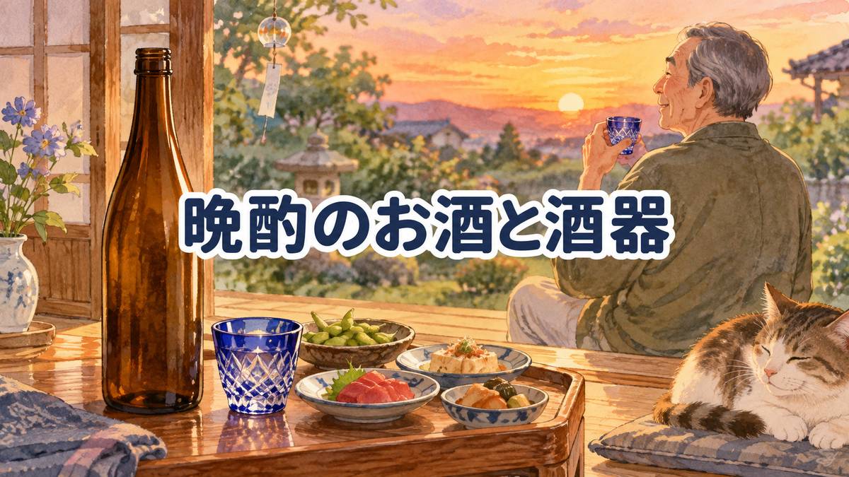 晩酌のお酒と酒器