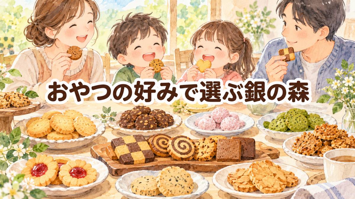 おやつの好みで選ぶ銀の森