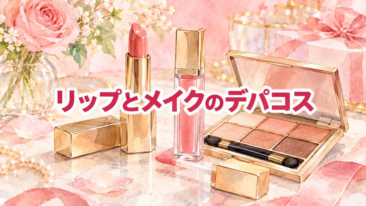 リップとメイクのデパコス