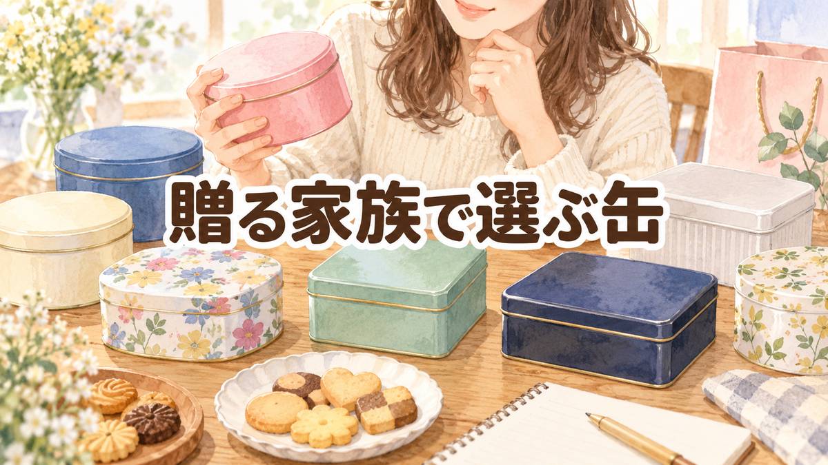 贈る家族で選ぶ缶