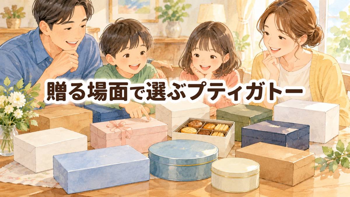 贈る場面で選ぶプティガトー