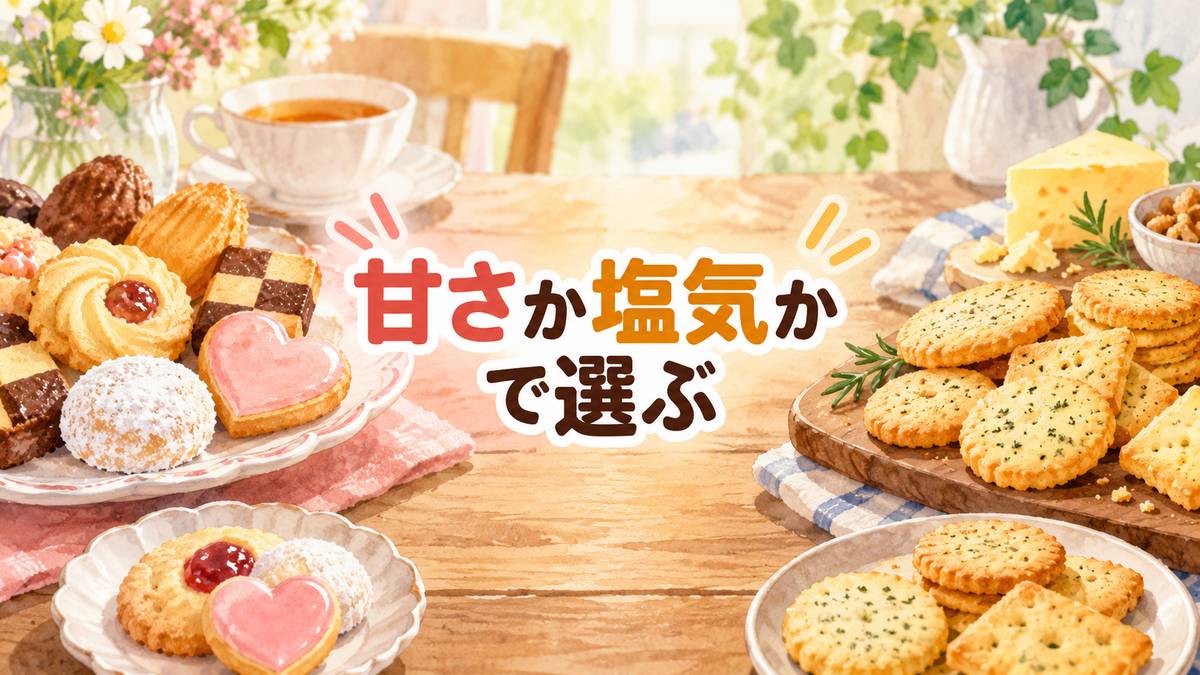 甘さか塩気かで選ぶ