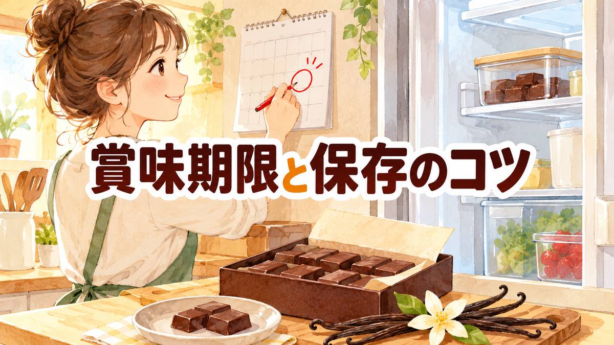 賞味期限と保存のコツ