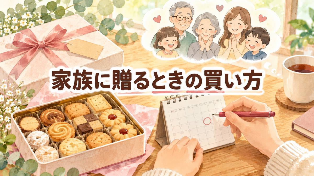 家族に贈るときの買い方