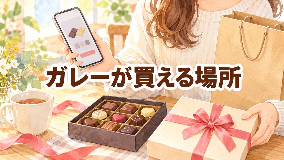 ガレーが買える場所