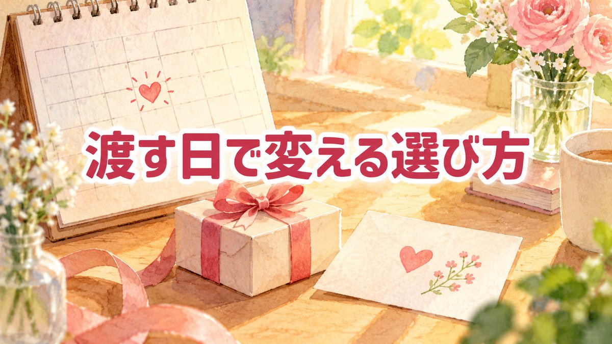 渡す日で変える選び方