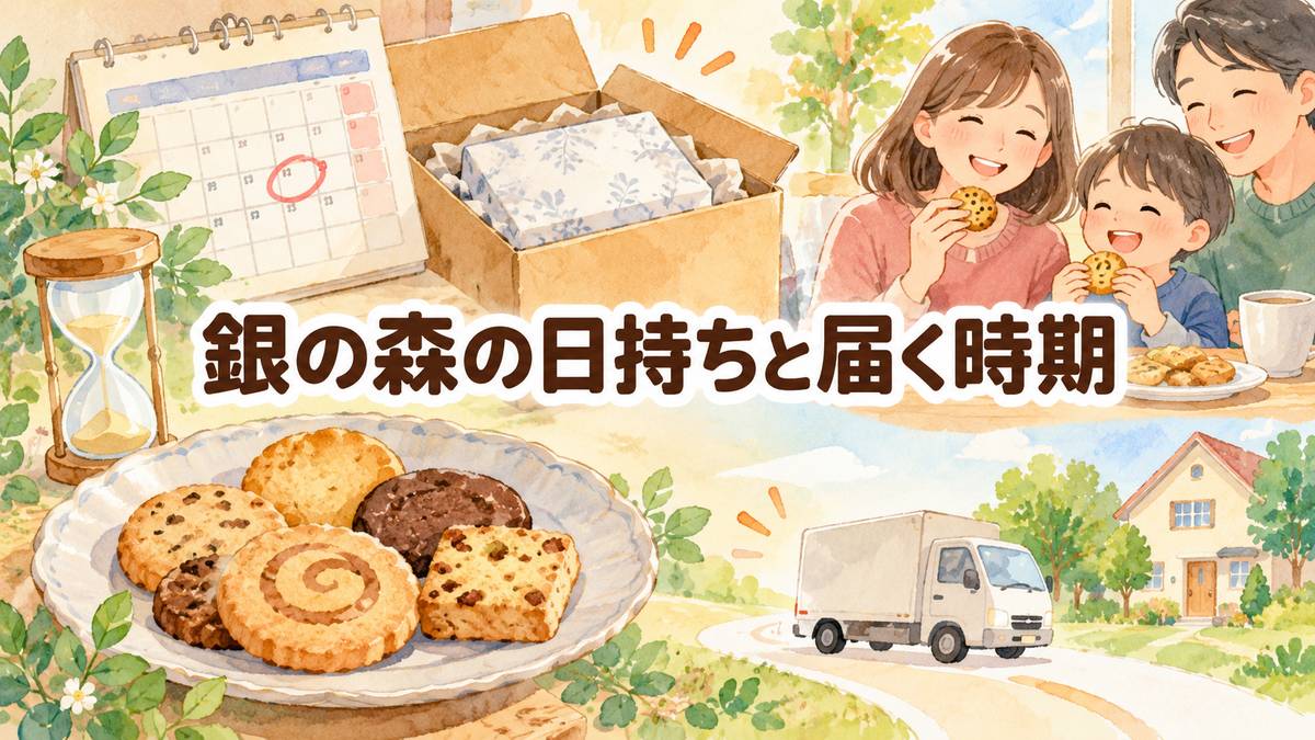 銀の森の日持ちと届く時期