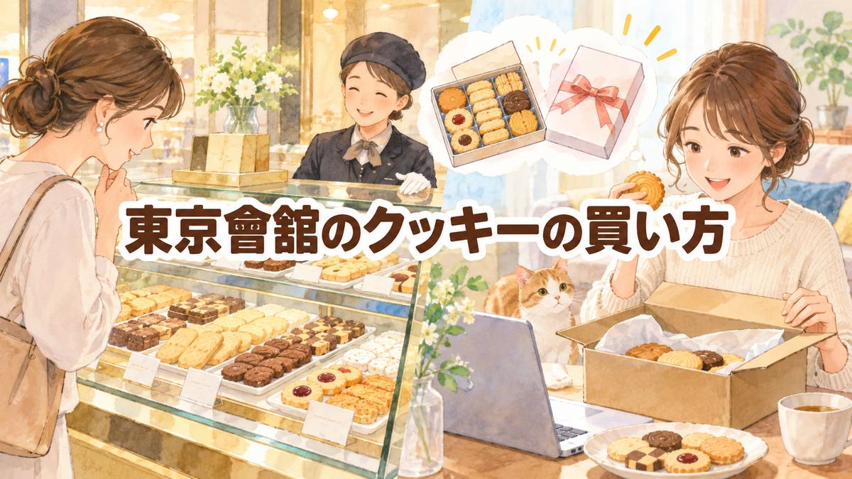 東京會舘のクッキーの買い方