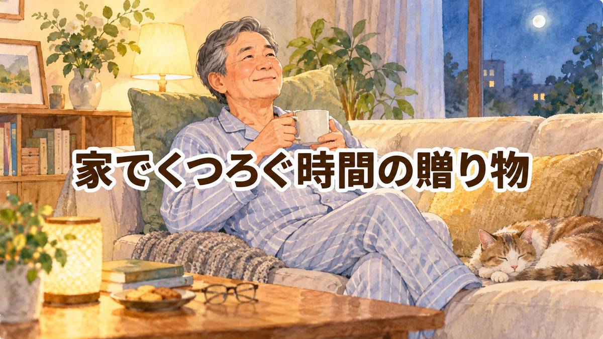 家でくつろぐ時間の贈り物