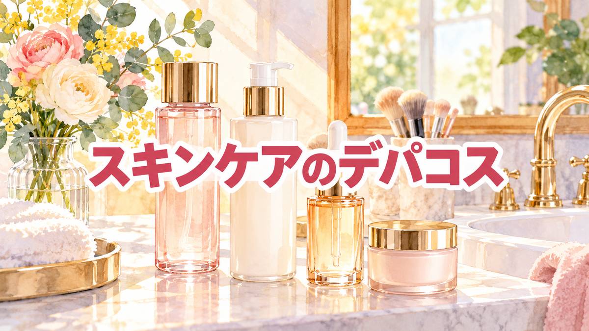 スキンケアのデパコス