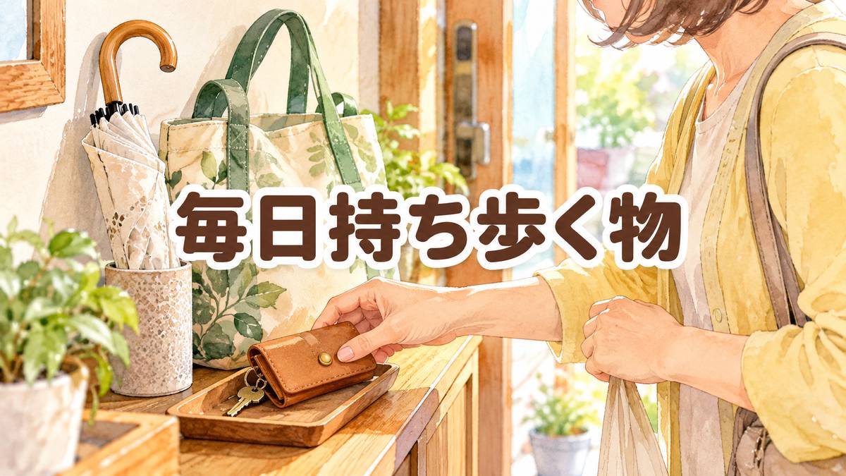 毎日持ち歩く物