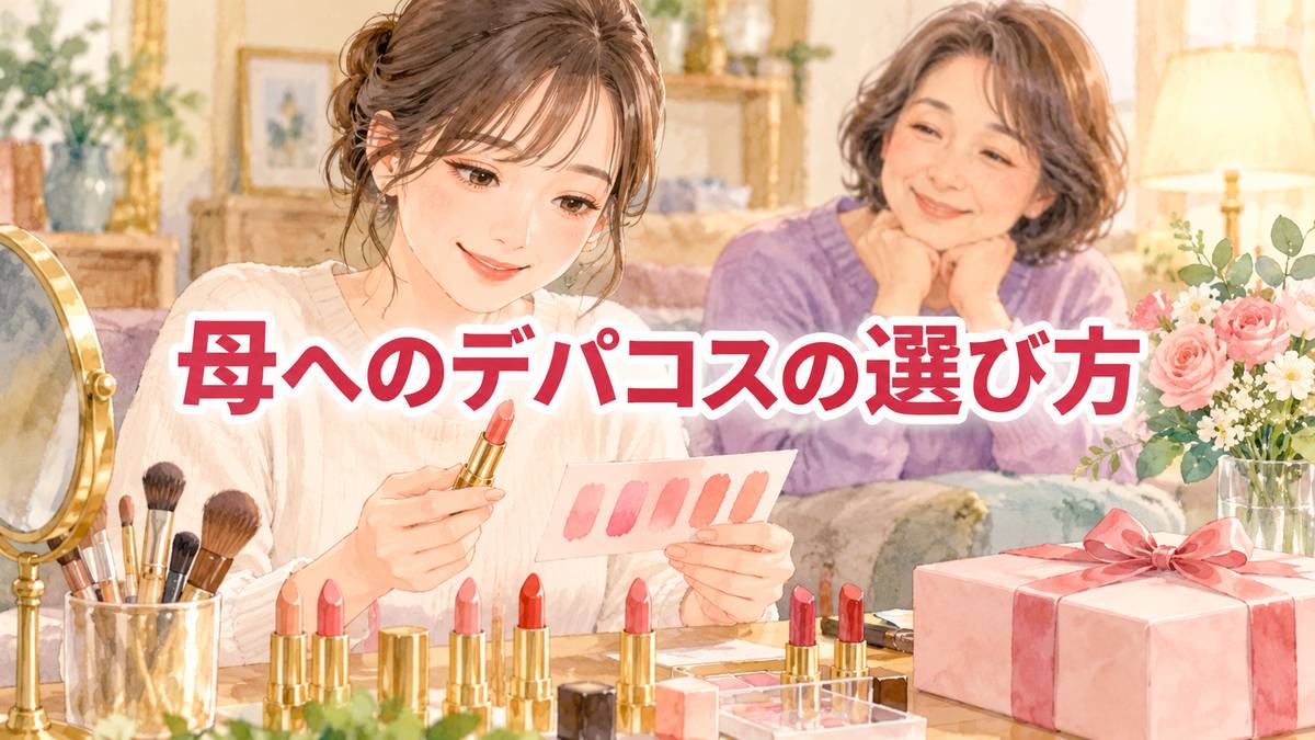 母へのデパコスの選び方