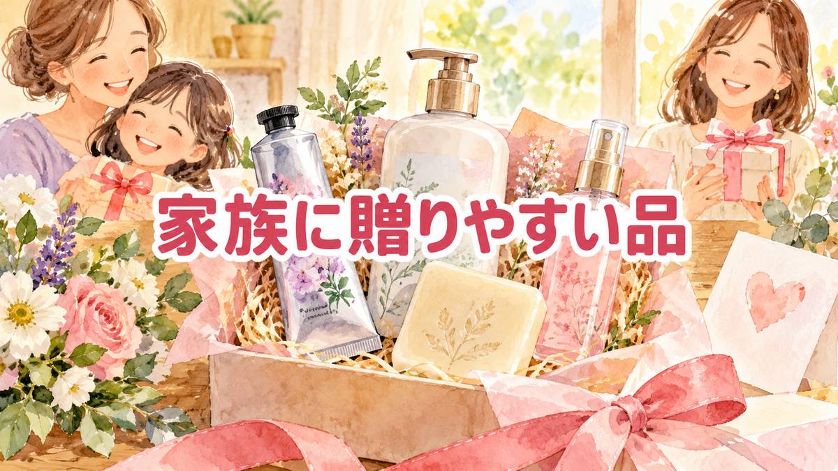 家族に贈りやすい品