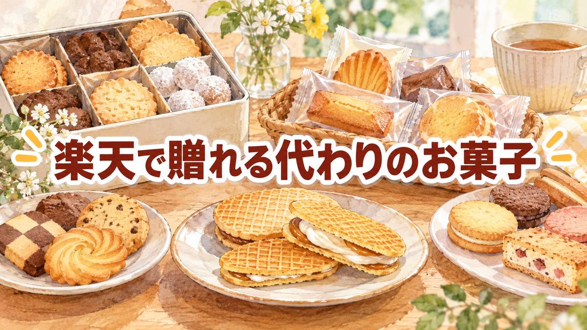 楽天で贈れる代わりのお菓子