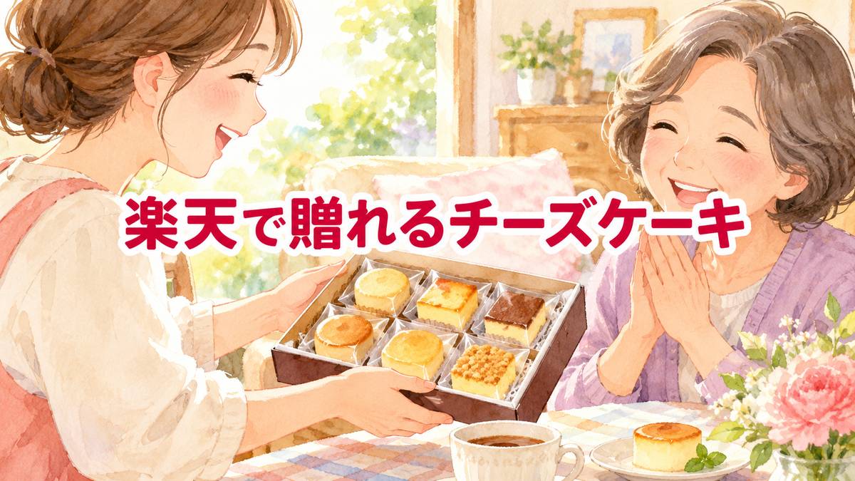 楽天で贈れるチーズケーキ