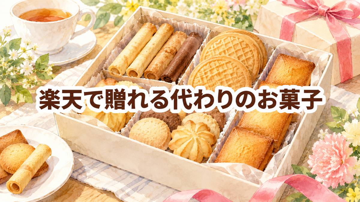 楽天で贈れる代わりのお菓子