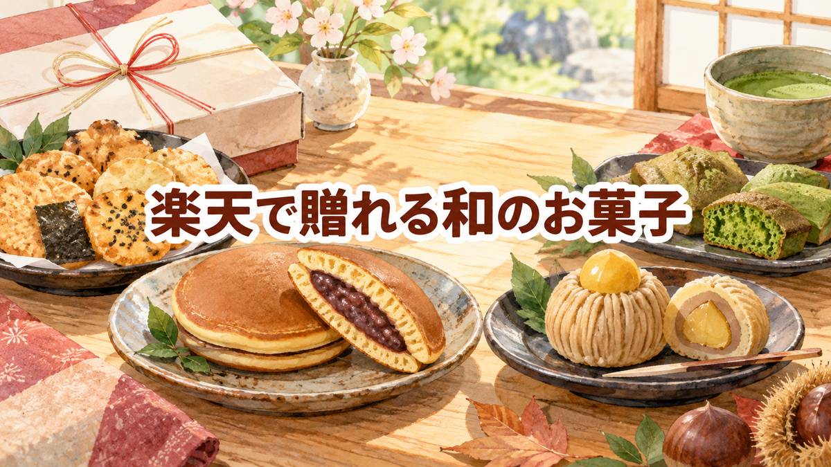 楽天で贈れる和のお菓子