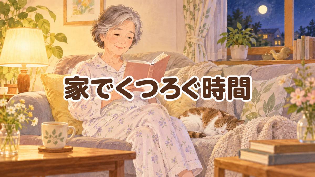 家でくつろぐ時間