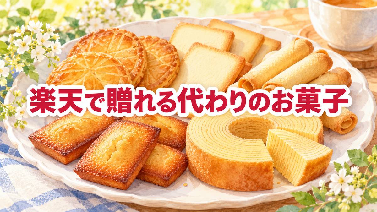 楽天で贈れる代わりのお菓子