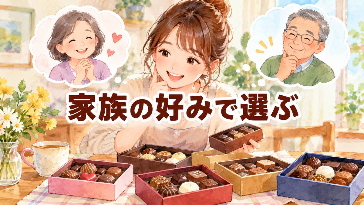 家族の好みで選ぶ