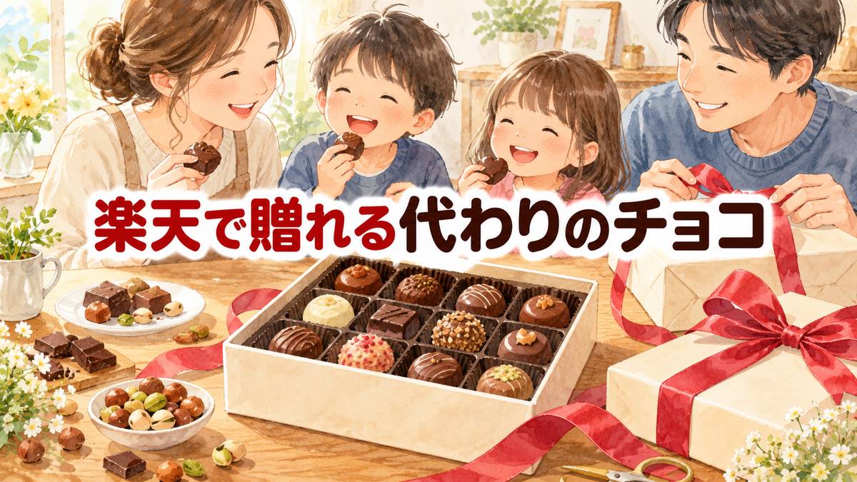 楽天で贈れる代わりのチョコ