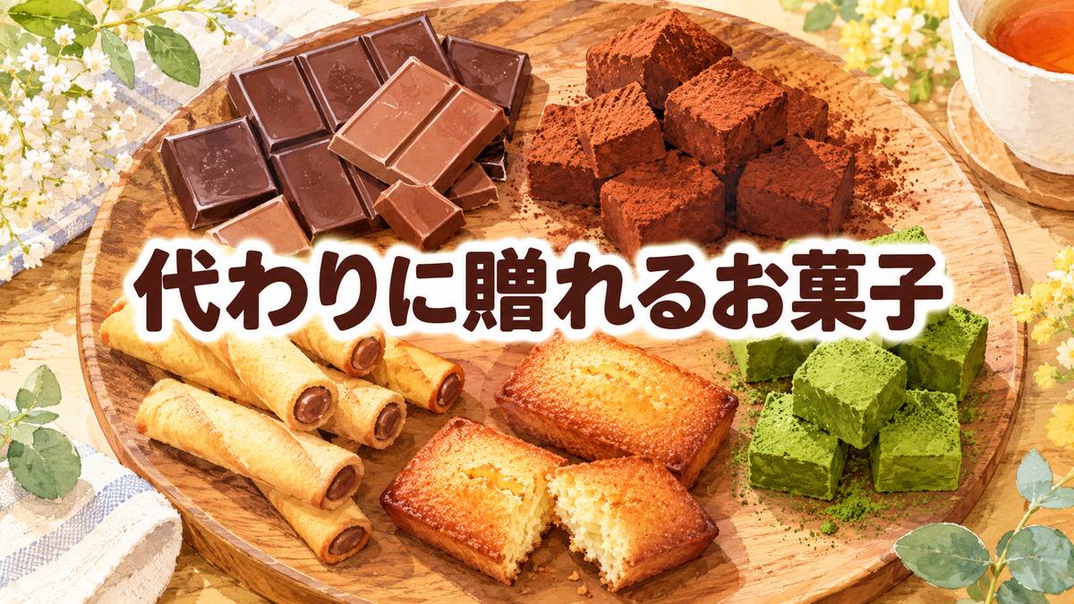 代わりに贈れるお菓子