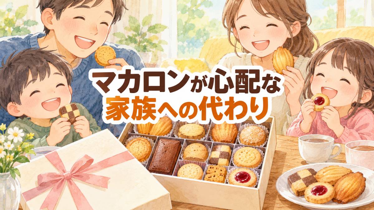 マカロンが心配な家族への代わり