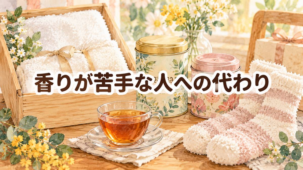 香りが苦手な人への代わり