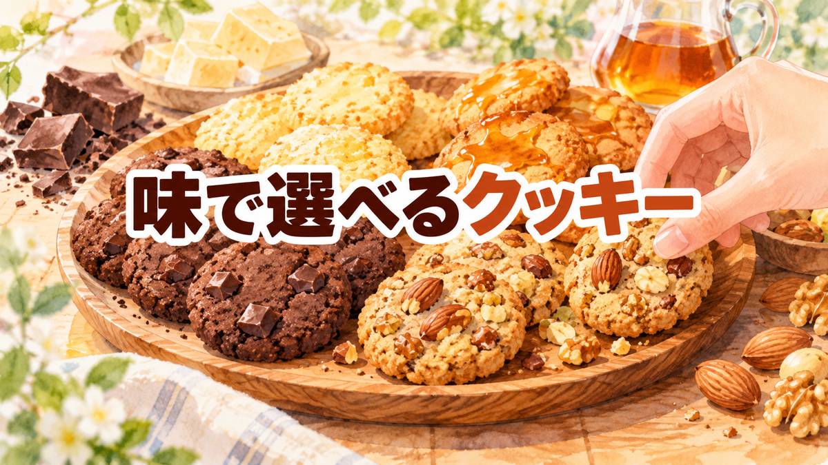 味で選べるクッキー