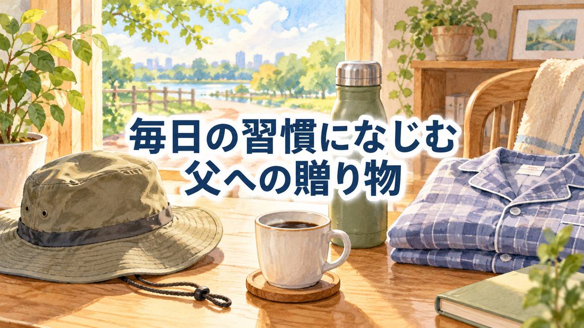 毎日の習慣になじむ父への贈り物