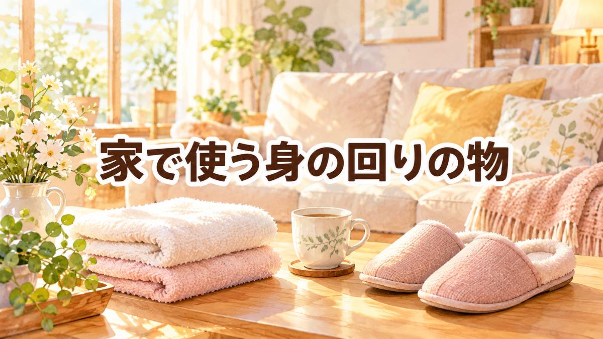 家で使う身の回りの物