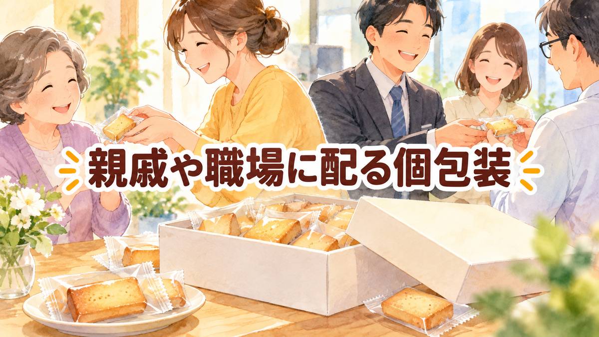 親戚や職場に配る個包装