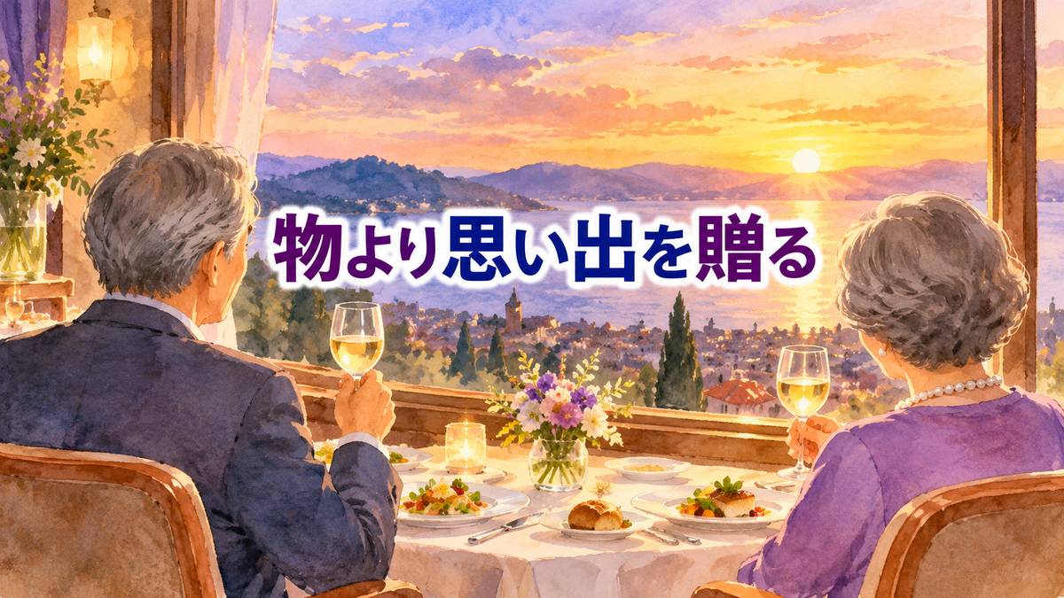物より思い出を贈る